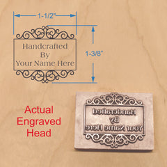 Ornate Frame Logo Branding Iron