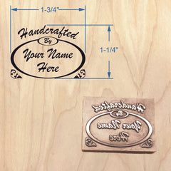 Single Oval Logo Branding Iron