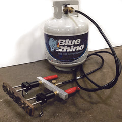 Dual Torch Propane Heated Branding Iron