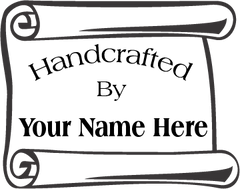 Scroll Logo Branding Iron