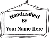 Hanging Plaque Logo Branding Iron