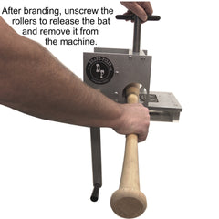 Baseball Bat Branding Machine