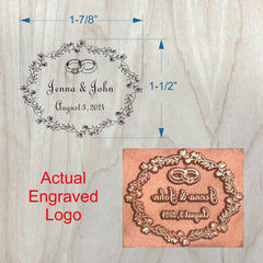 Wedding Logo Branding Iron