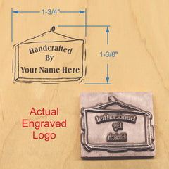 Hanging Plaque Logo Branding Iron