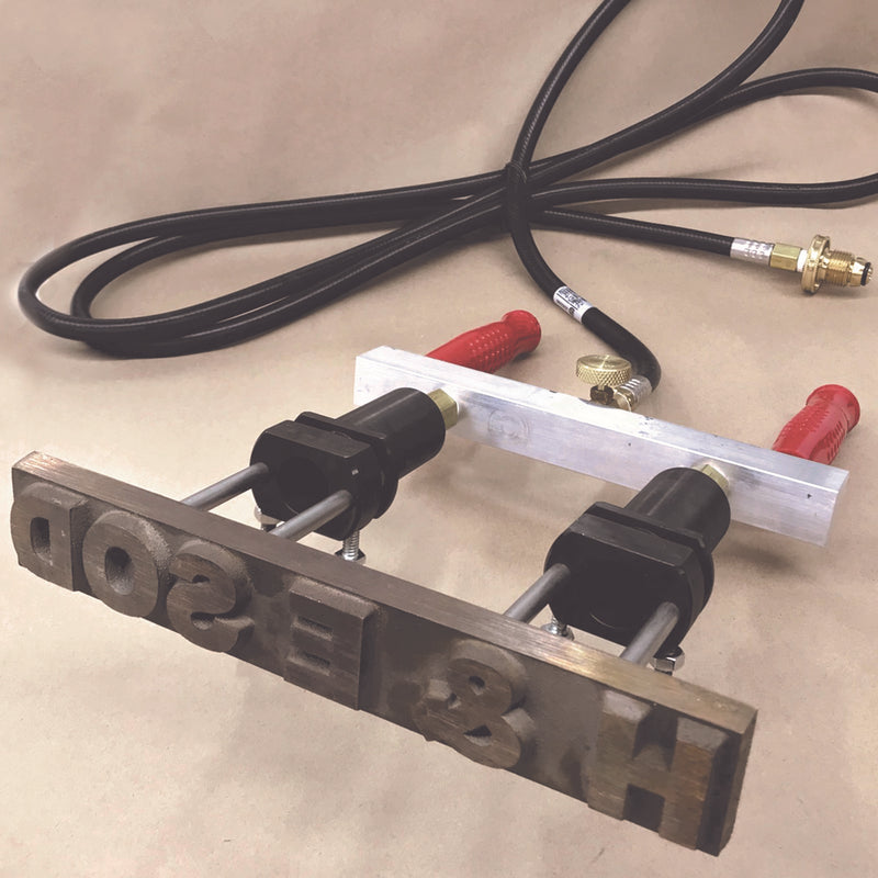 Dual Torch Propane Heated Branding Iron