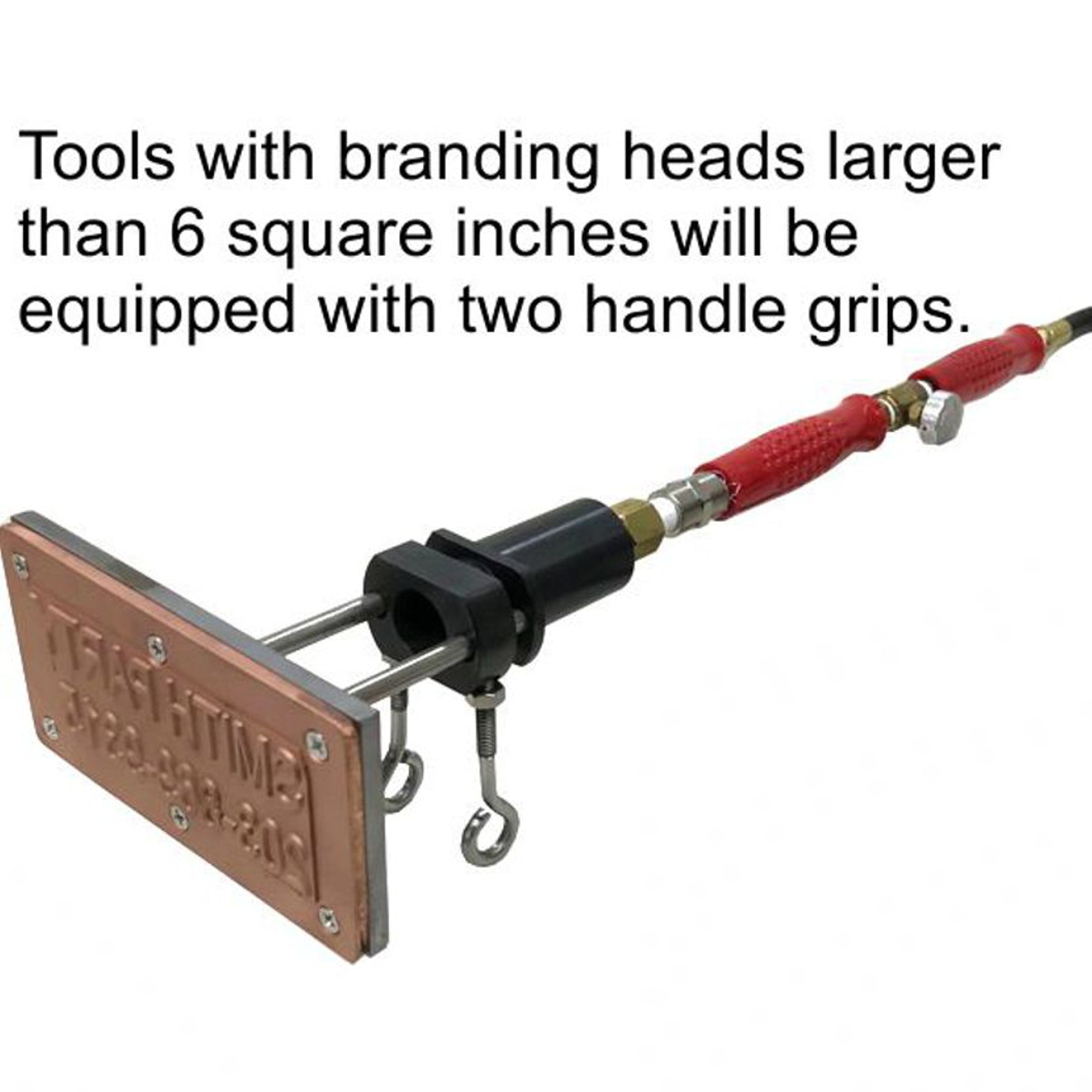 Single Torch Propane Heated Branding Iron