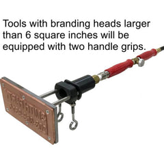 Single Torch Propane Heated Branding Iron