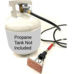 Single Torch Propane Heated Branding Iron