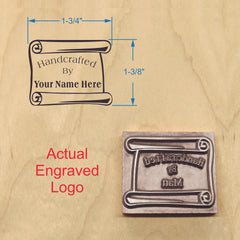 Scroll Logo Branding Iron