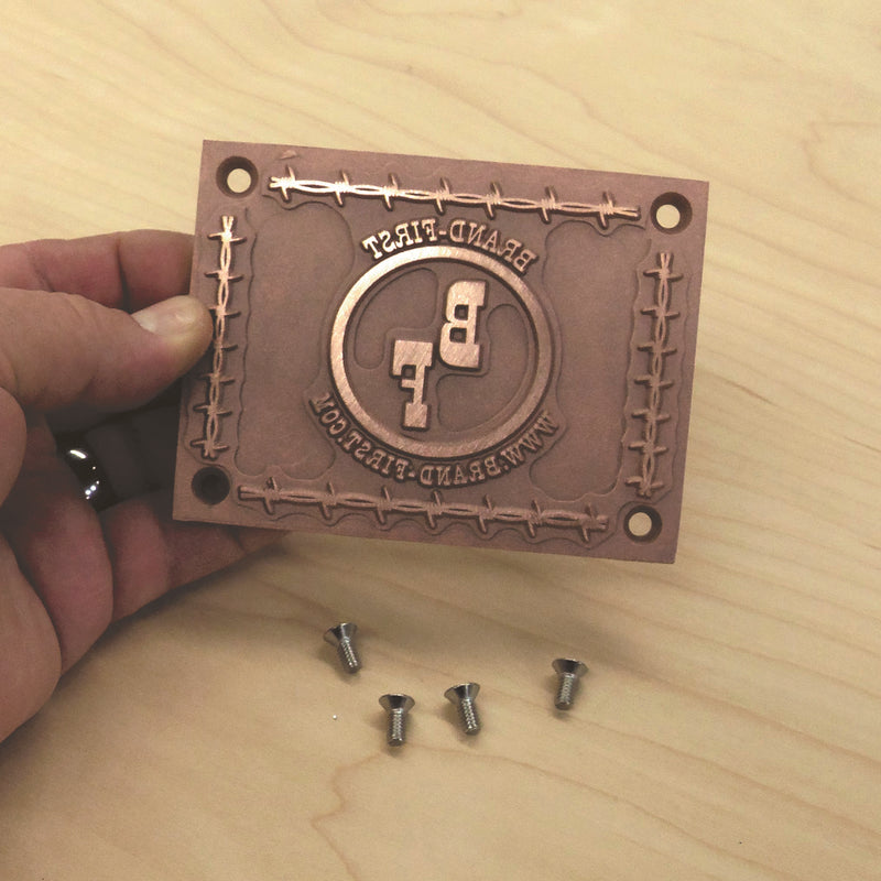 Electric Brander Logo Plate Only