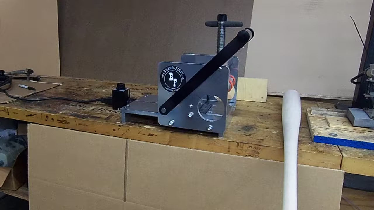 Baseball Bat Branding Machine